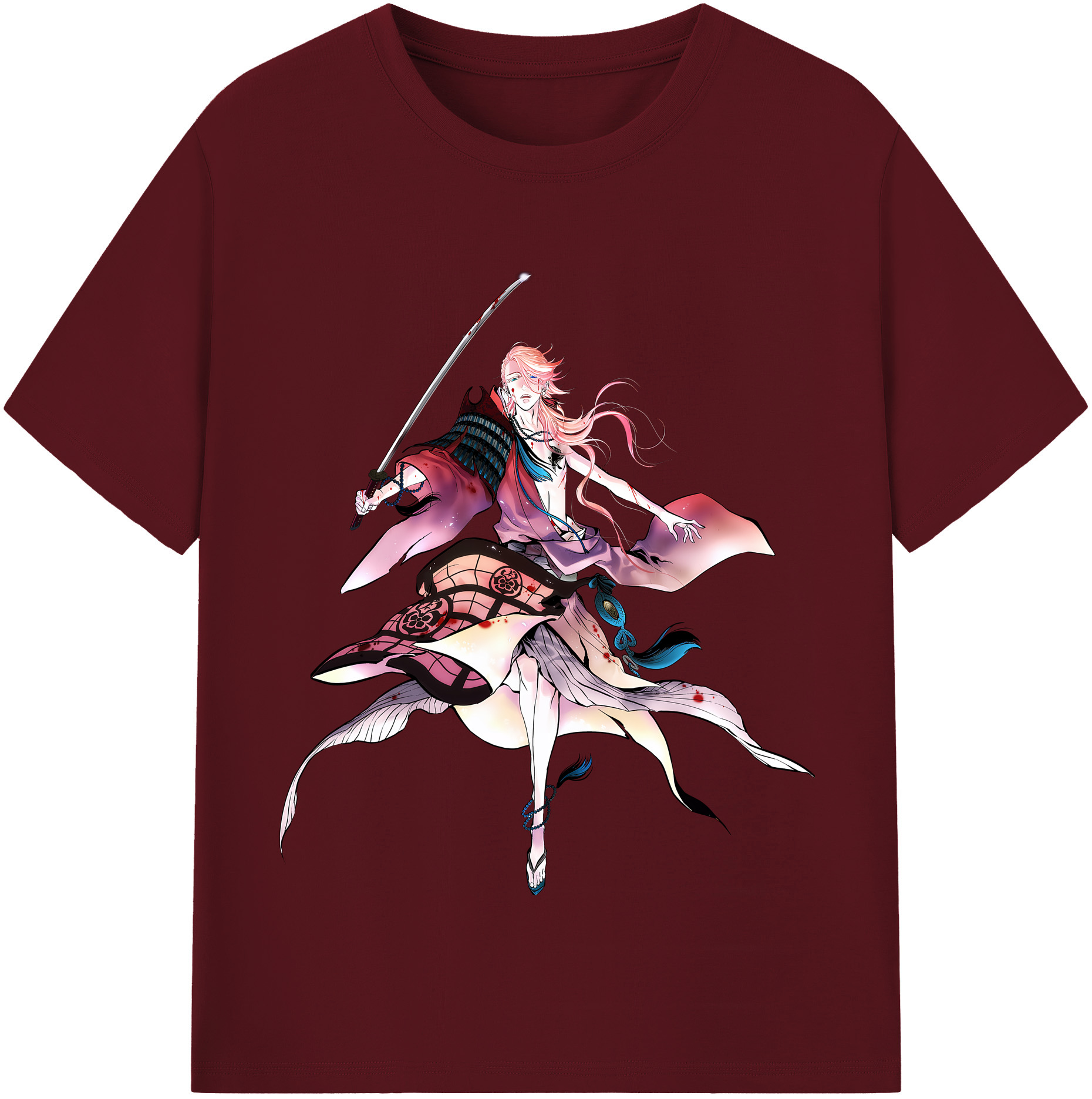 （画像用） 刀剣乱舞 Touken Ranbu 綿100％半袖Tシャツ（フロントプリント）